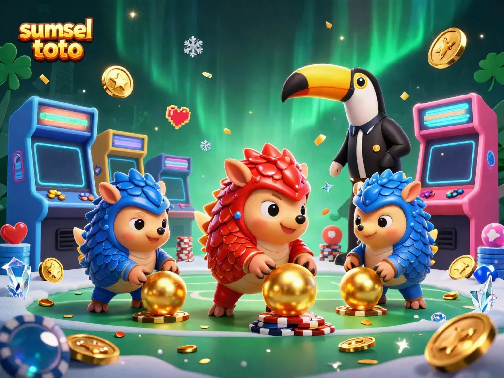 Engage in thrilling gameplay with sumsel toto featuring colorful characters and dynamic casino elements.