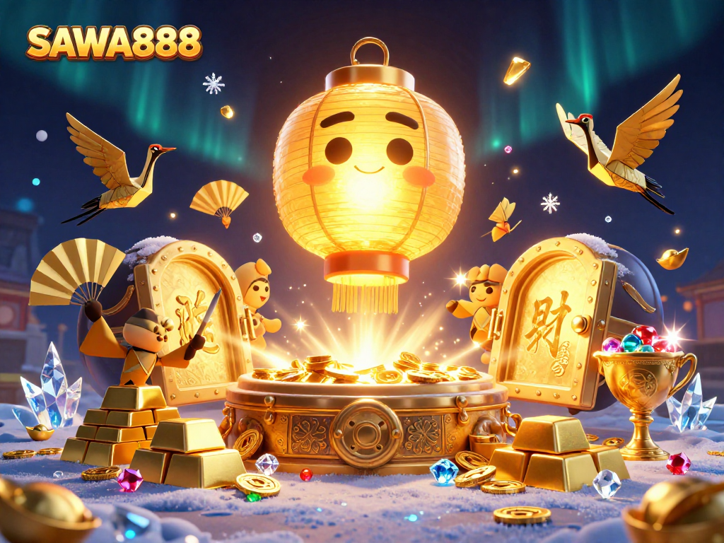 Experience thrilling gameplay and fun with SAWA888 as the golden lantern spirit leads you to fantastic prizes.