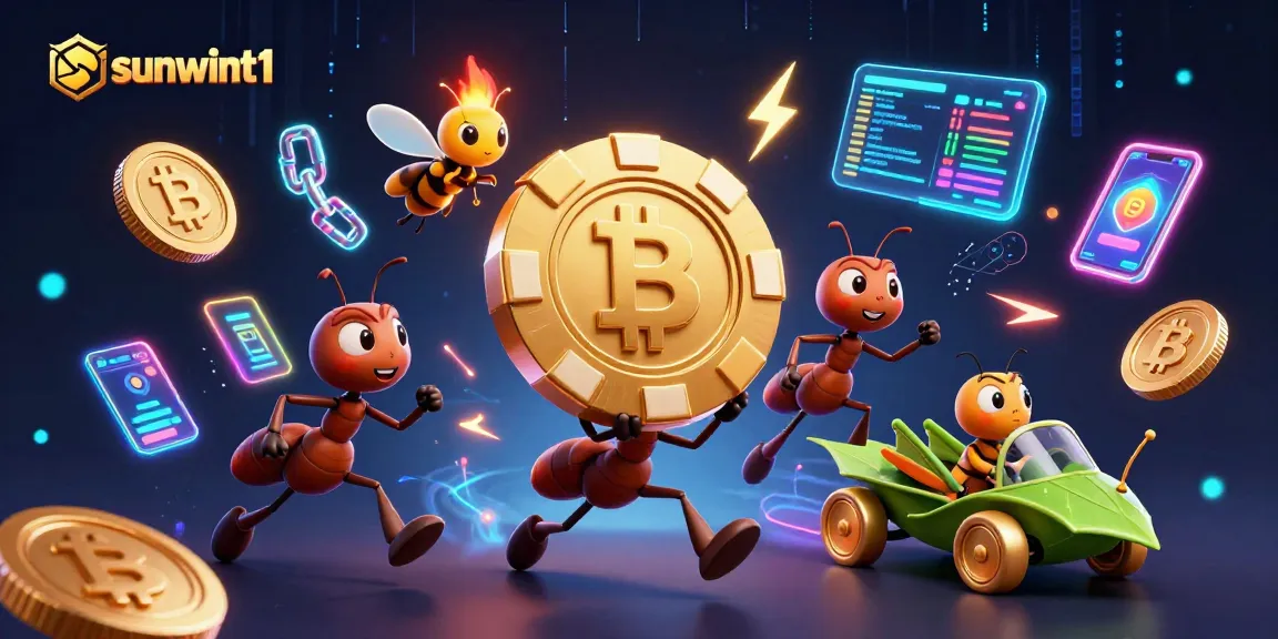 Sunwint1 showcases a daring heist by cartoon ants, capturing the essence of exciting online gambling.